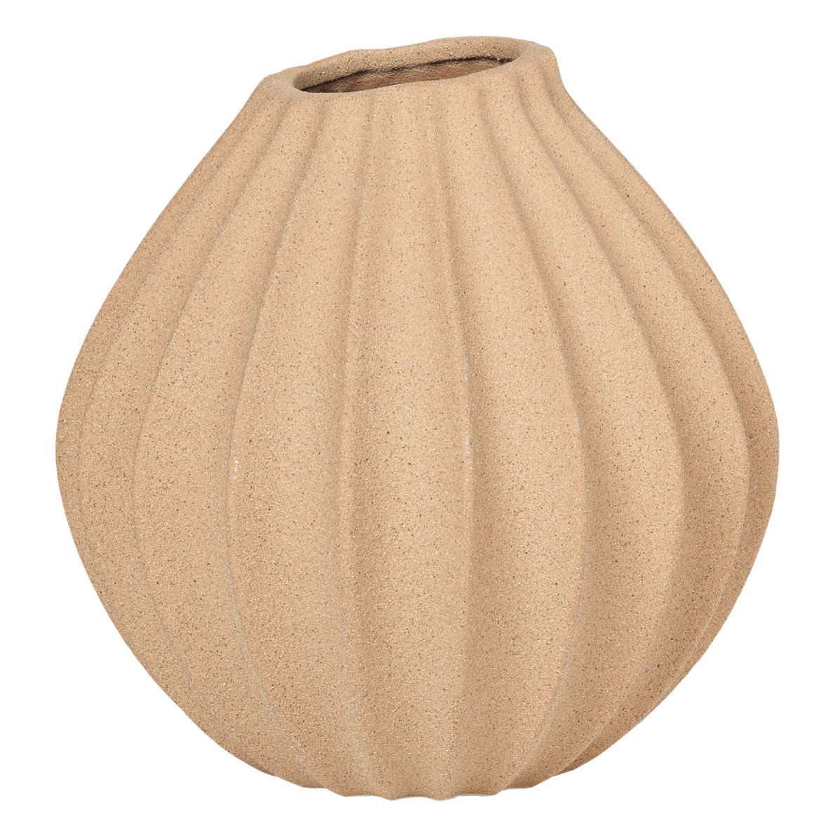 Broste Copenhagen - Vase Wide en céramique - Sable