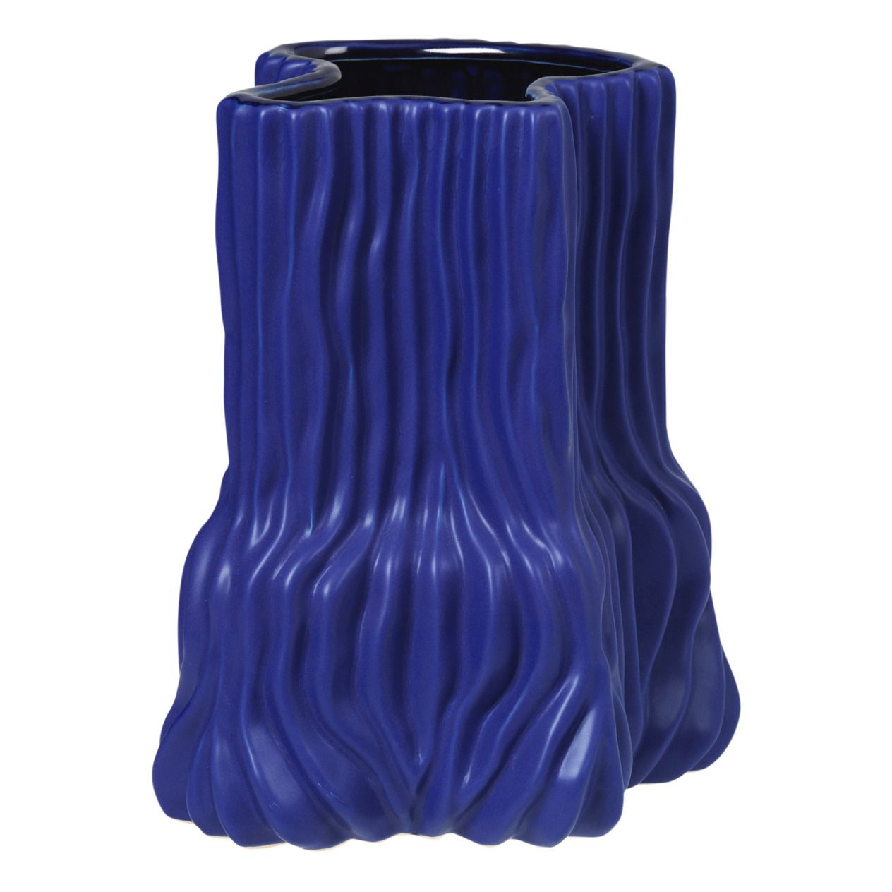 Broste Copenhagen - Vase Magny en grès - Bleu