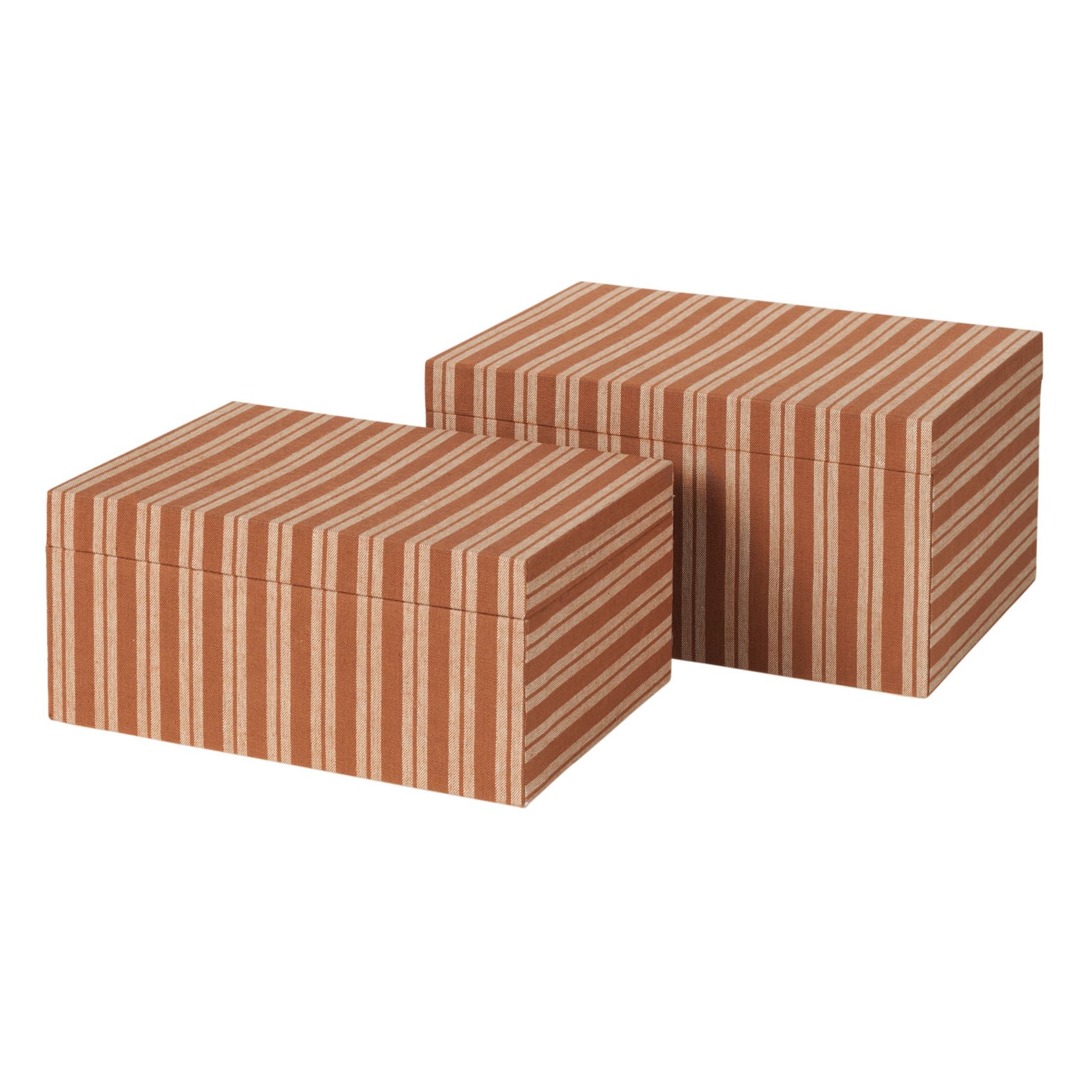 Cléo Cardboard Boxes - Set of 2 | Marrón- Imagen del producto n°0