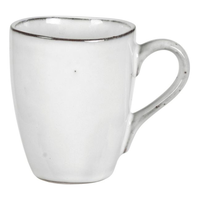 Mug Nordic Sand avec anse en grès | Gris clair