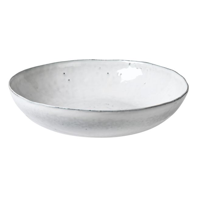 Nordic Sand Stoneware Salad Bowl | Light grey