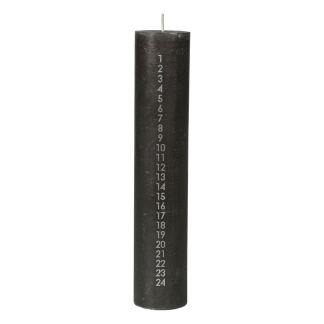 Rustic Advent Candle Nero