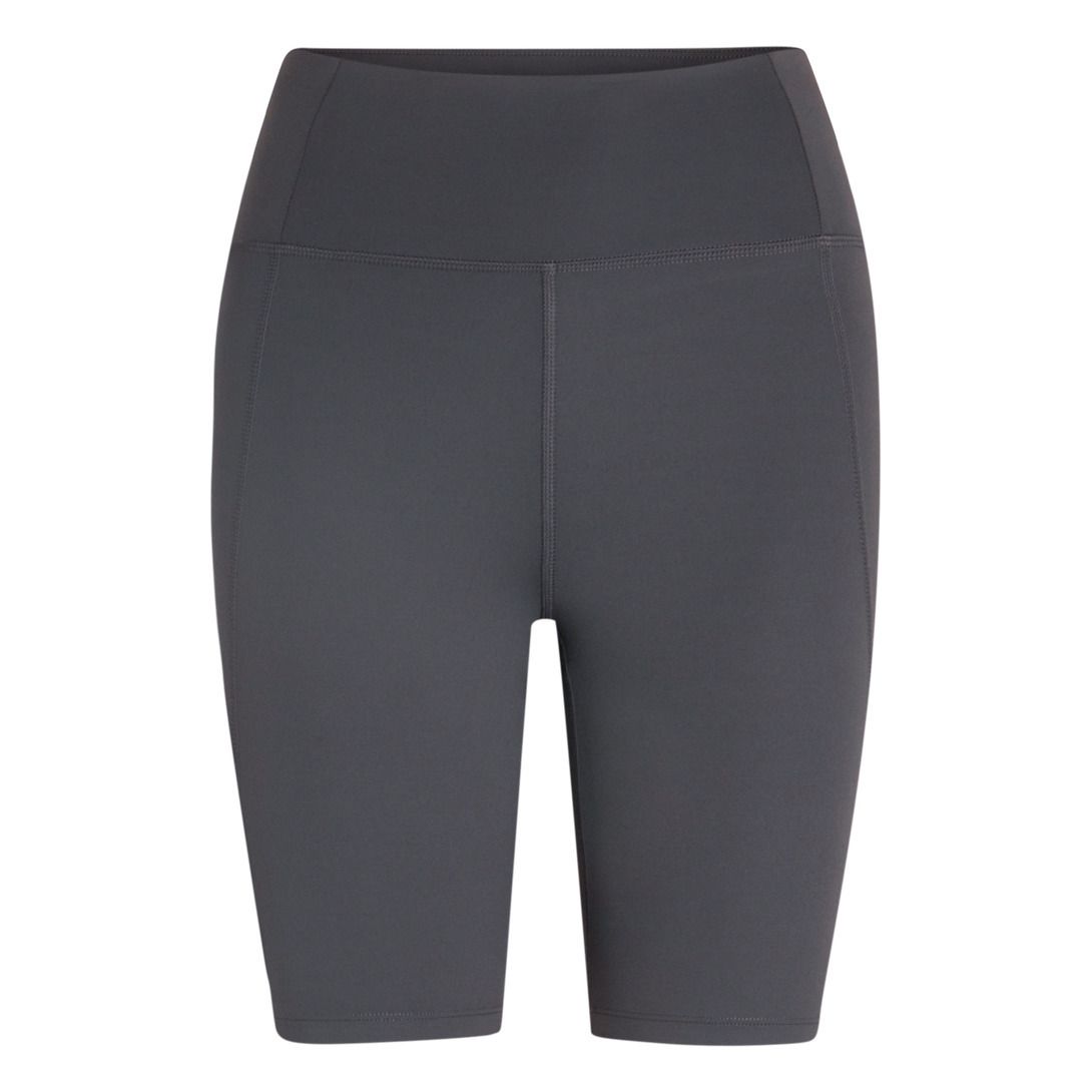 Girlfriend Collective - Bike Short High-Rise - Femme - Gris anthracite