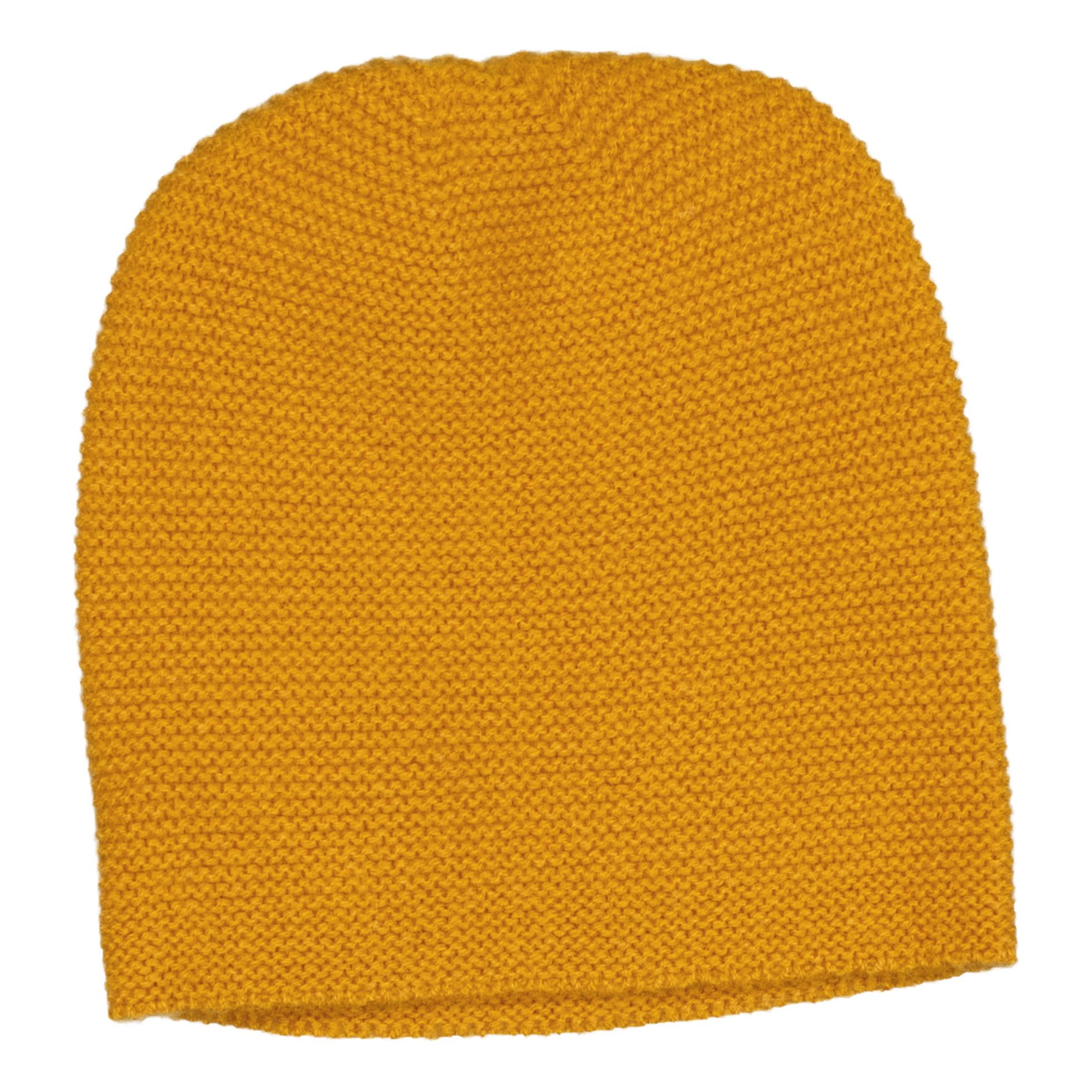 cashmere beanie orange