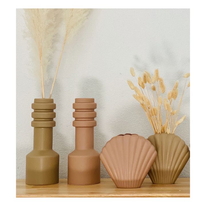Vase en céramique Coki | Blanc- Image produit n°2