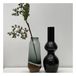 Ovale Glass Vase Black- Miniature produit n°1