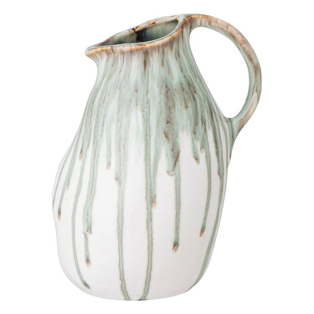 Link Stoneware Vase Green