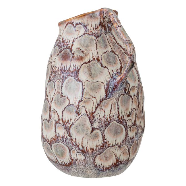 Vase Joly aus Steingut Natur