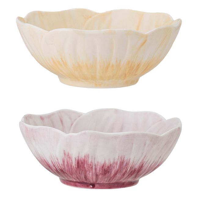 Mimosa Stoneware Bowl - Set of 2 | Purple
