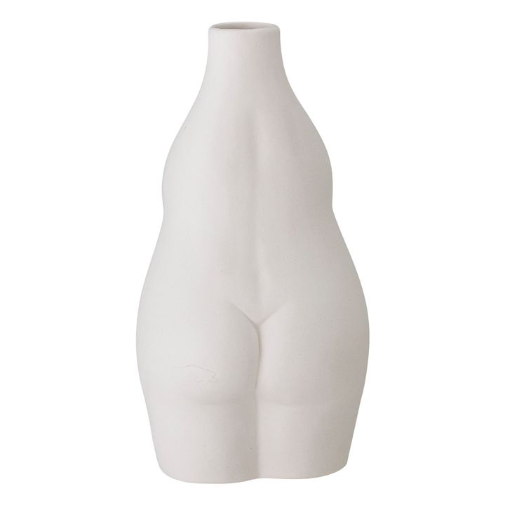 Elora Stoneware Vase | White- Product image n°4