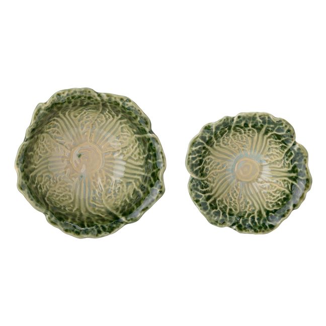 Savana Ceramic Bowls - Set of 2 Verde