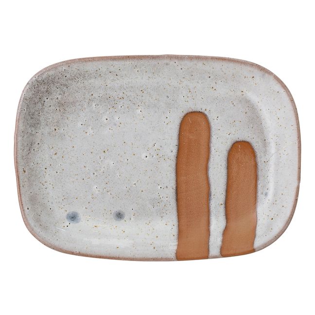 Masami Stoneware Plate White