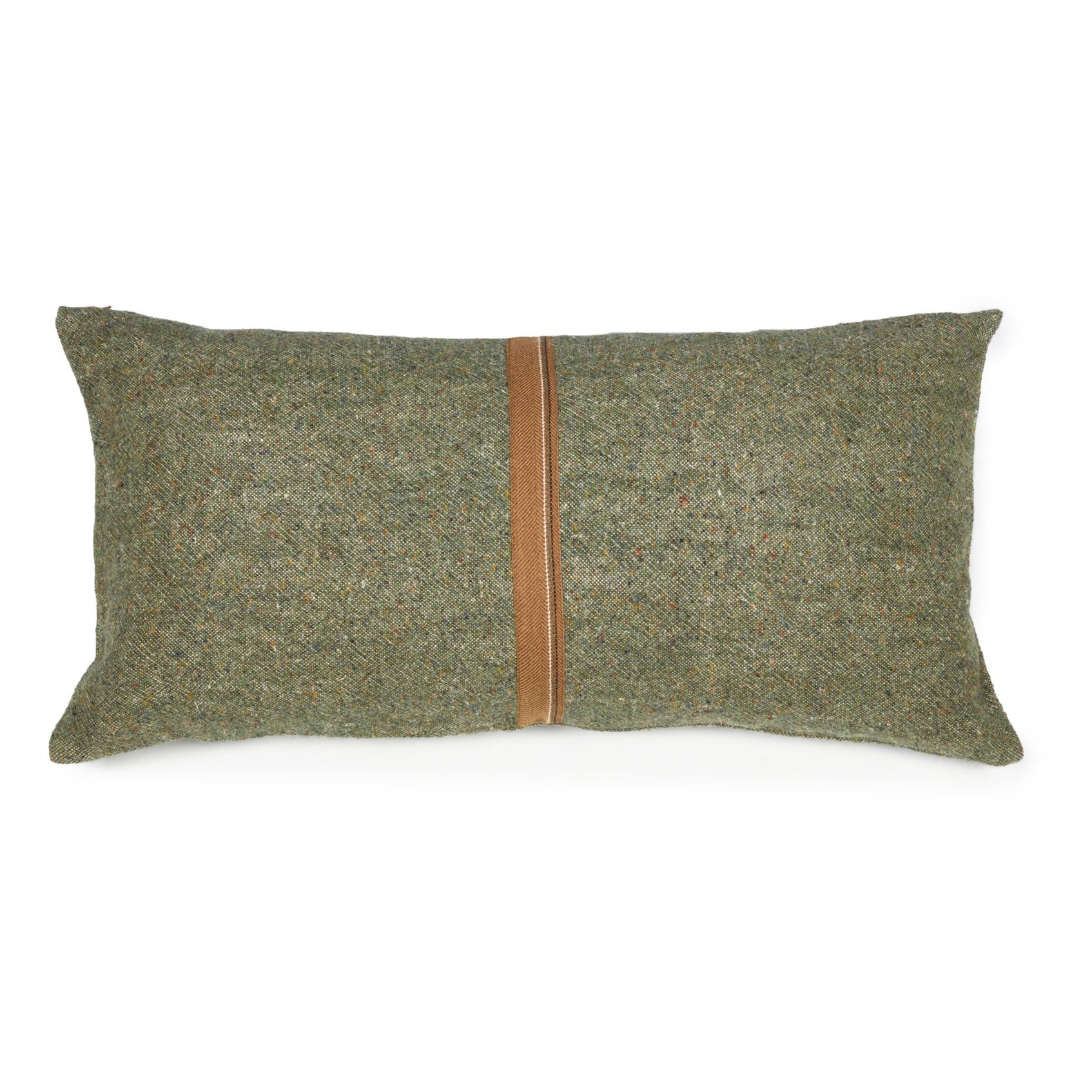 Libeco - Housse de coussin Idaho en lin et laine - Olive