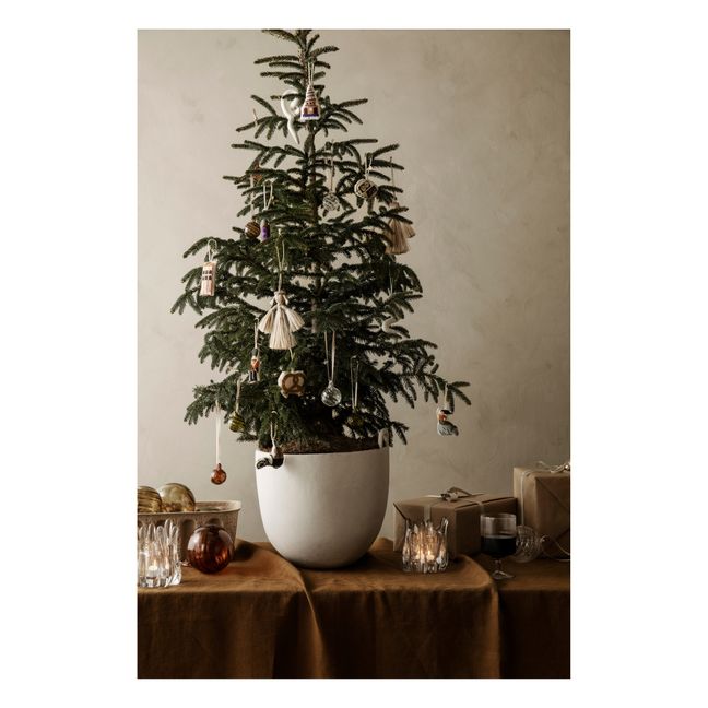 Bola de Navidad de Ángeles de yute - Set de 2