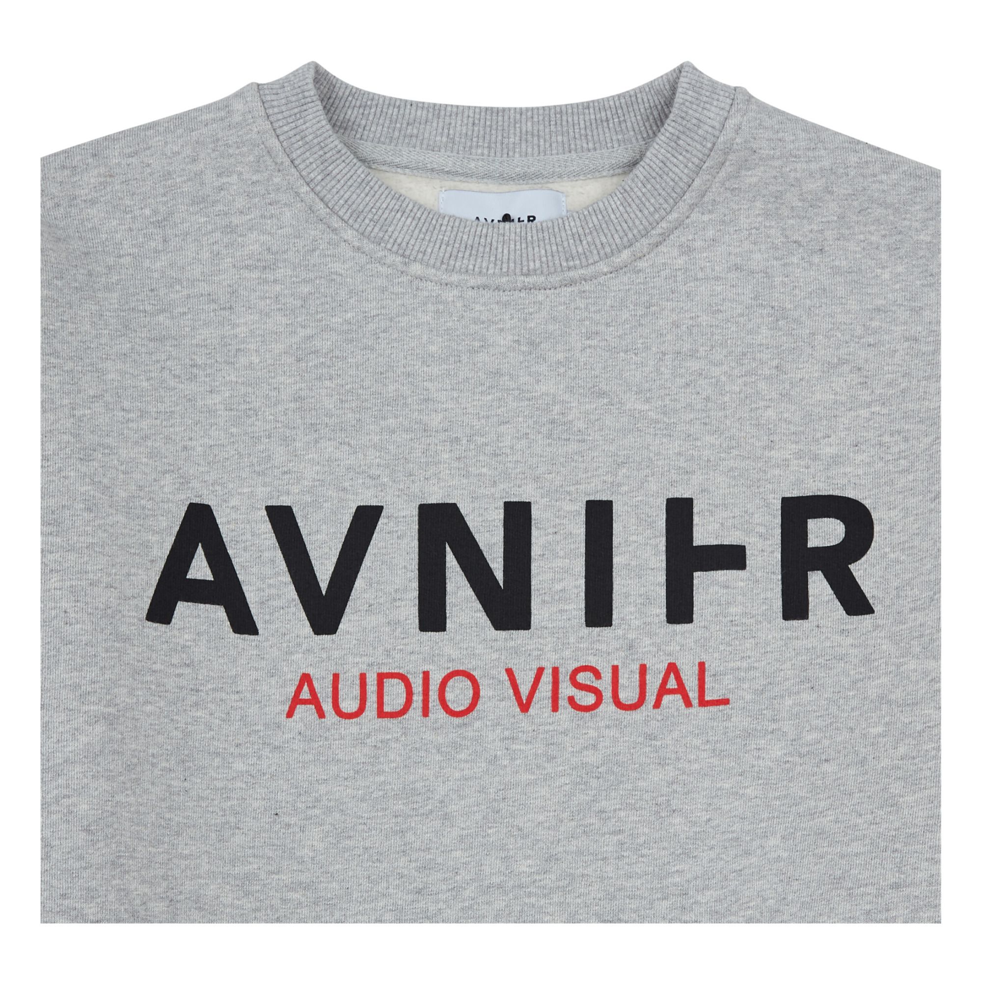 Sweatshirt Audiovisua aus Bio-Baumwolle Grau- Produktbild Nr. 3