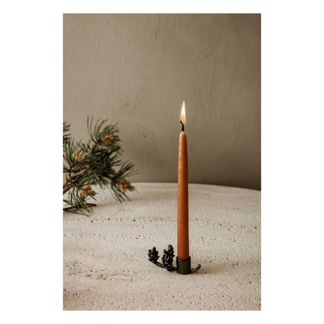 Forest Brass Candle Holder Negro