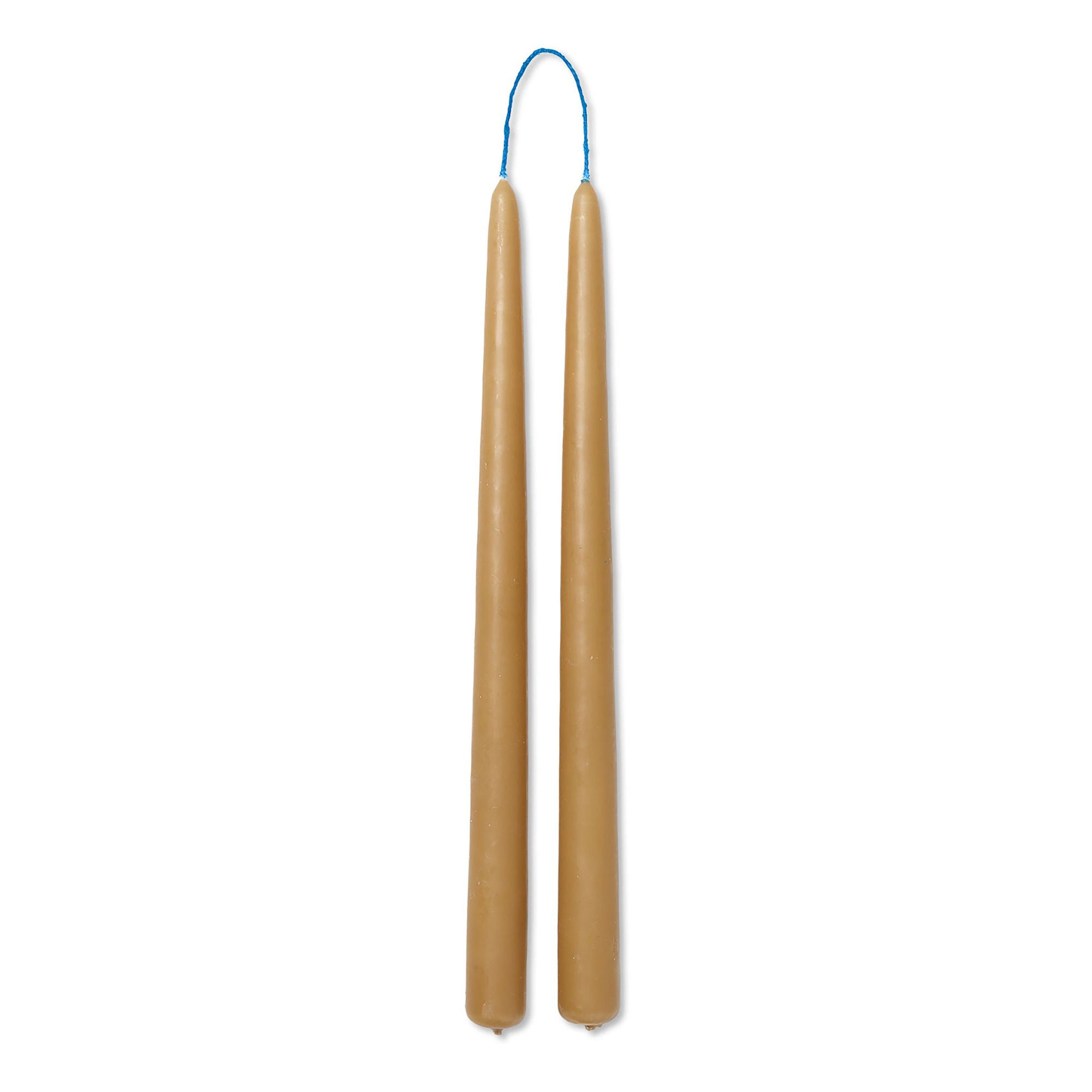 Ferm Living - Bougie Dipped - Set de 2 - Jaune Paille