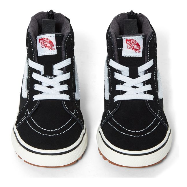 Zapatillas altas SK8-Hi Zip con suela de goma | Negro