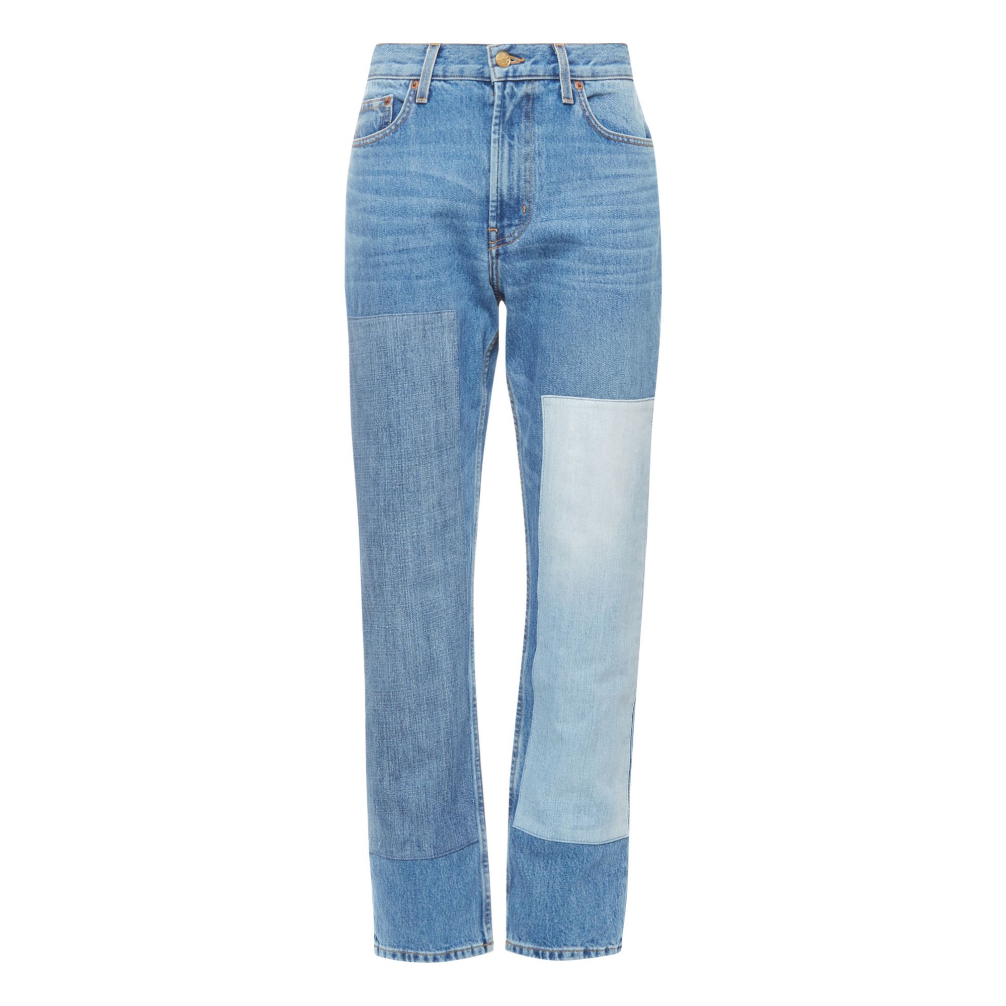 Arts High-Waisted Straight Leg Jeans 