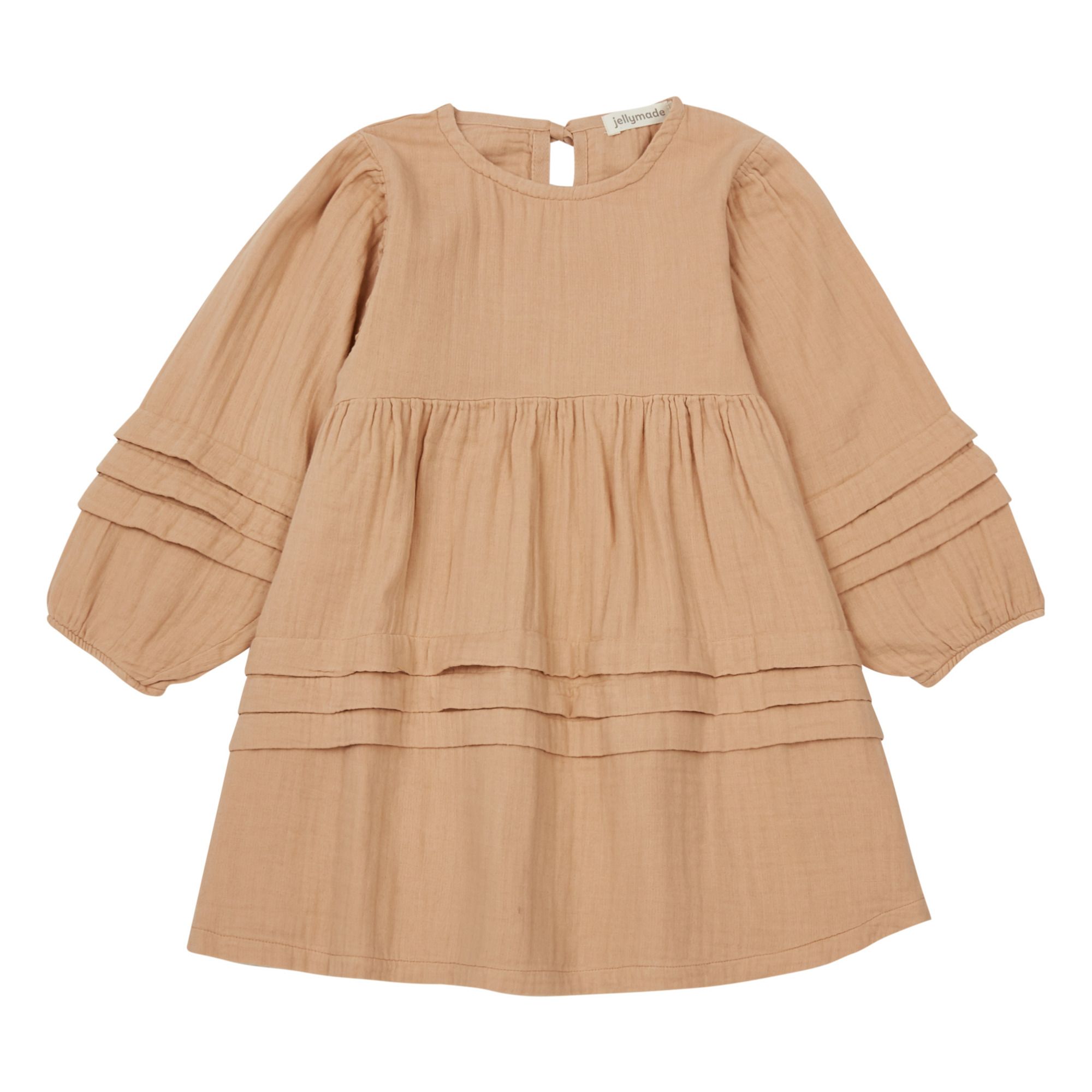 Jellymade - Robe Coton Bio Eloisa - Fille - Rose pêche