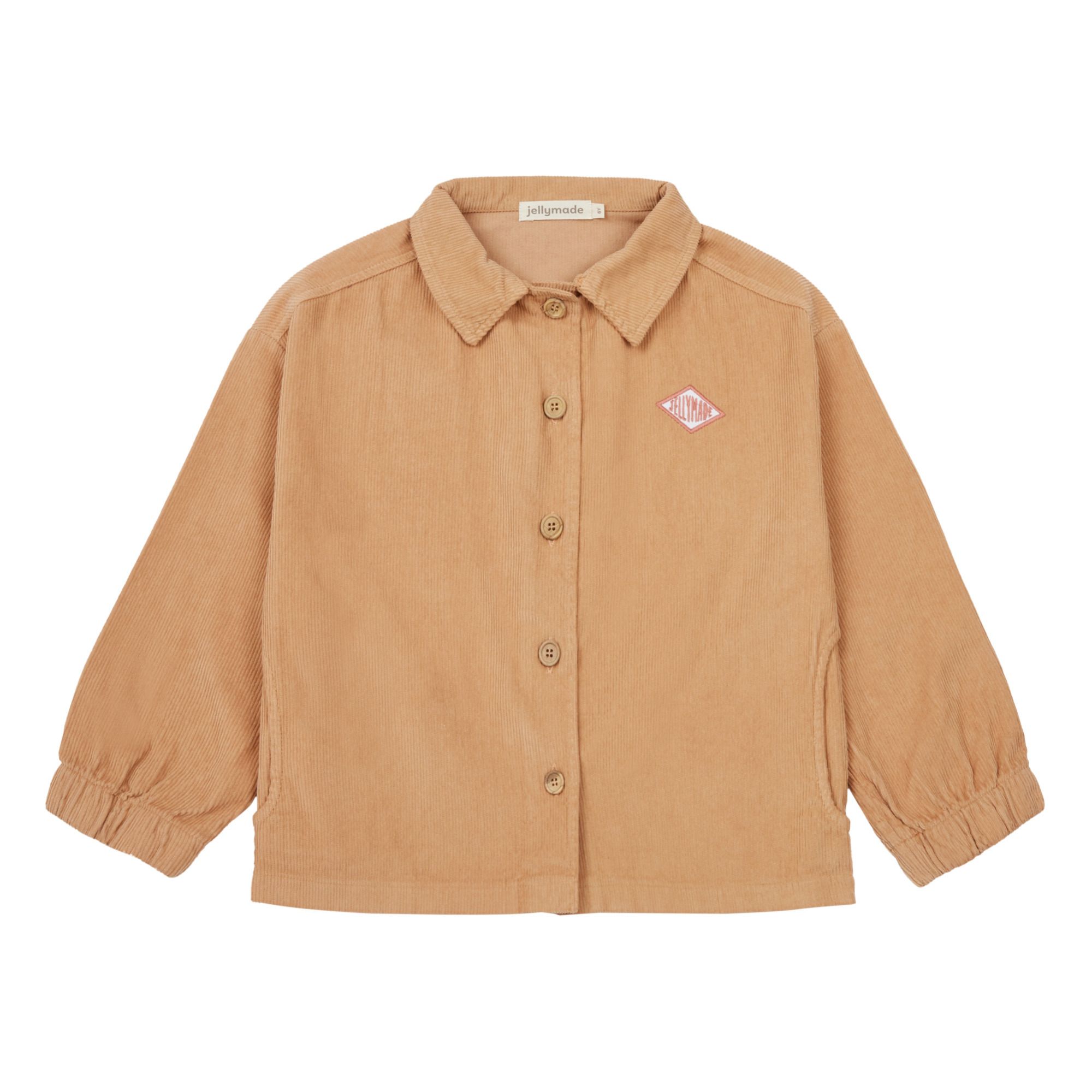 Jellymade - Veste Velours Coton Bio Antonio - Fille - Rose pêche