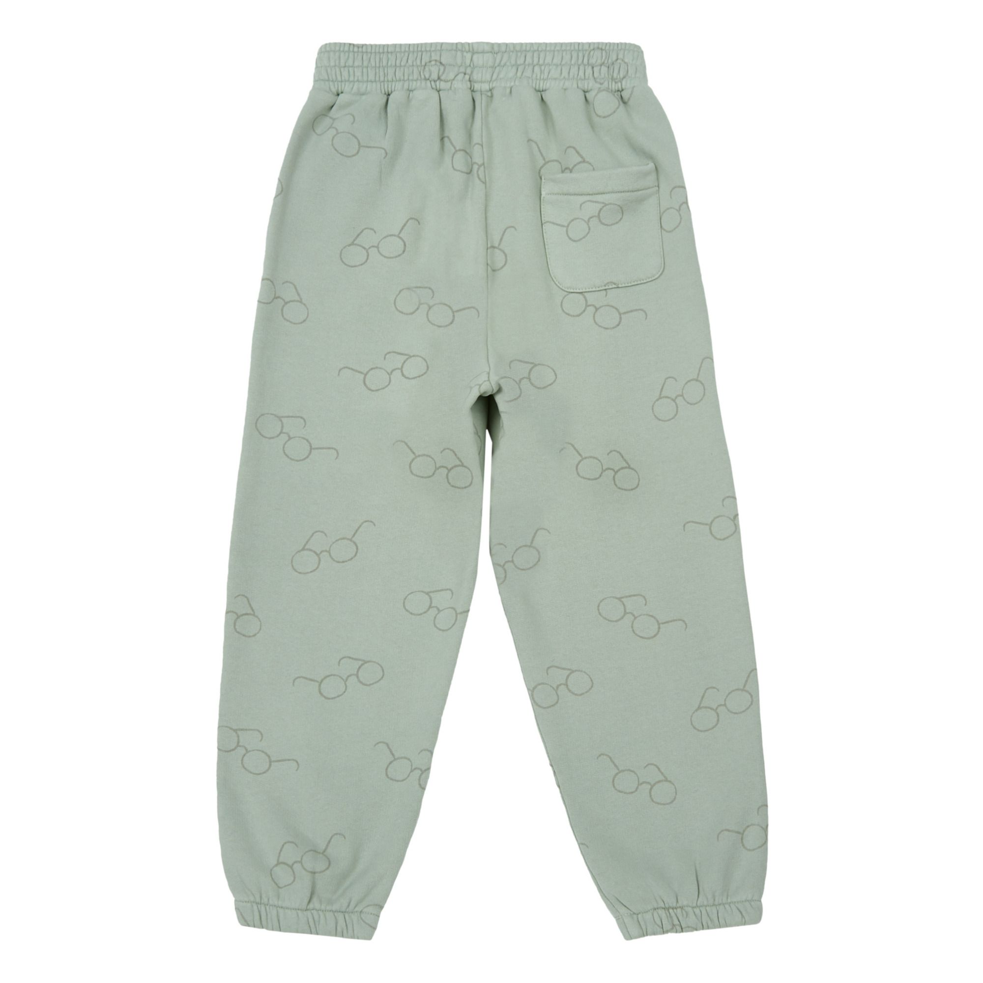 Pantalón jogger de algodón orgánico Lion Verde agua- Imagen del producto n°3