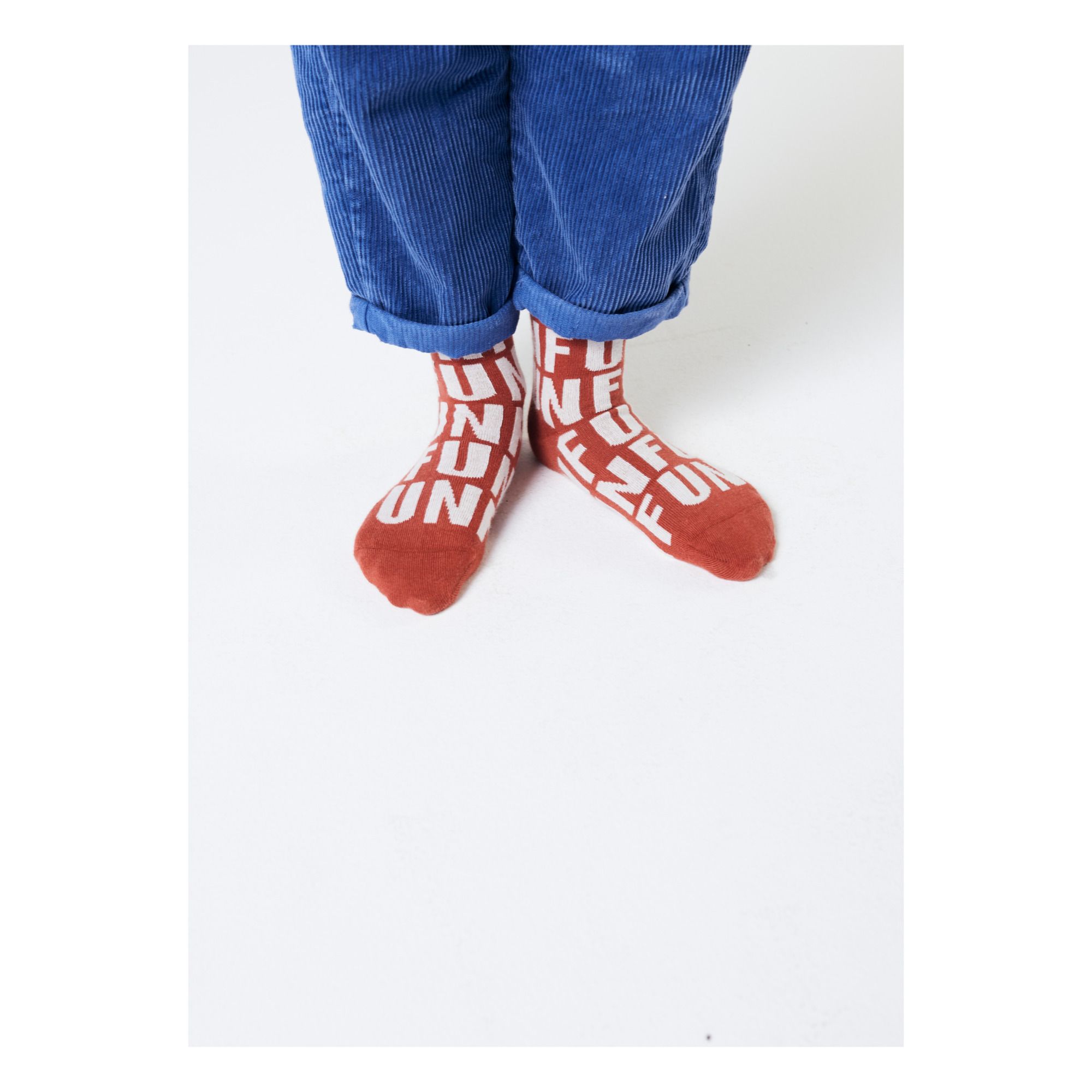 Juego de calcetines- Fun Capsule - Rojo ladrillo- Imagen del producto n°2