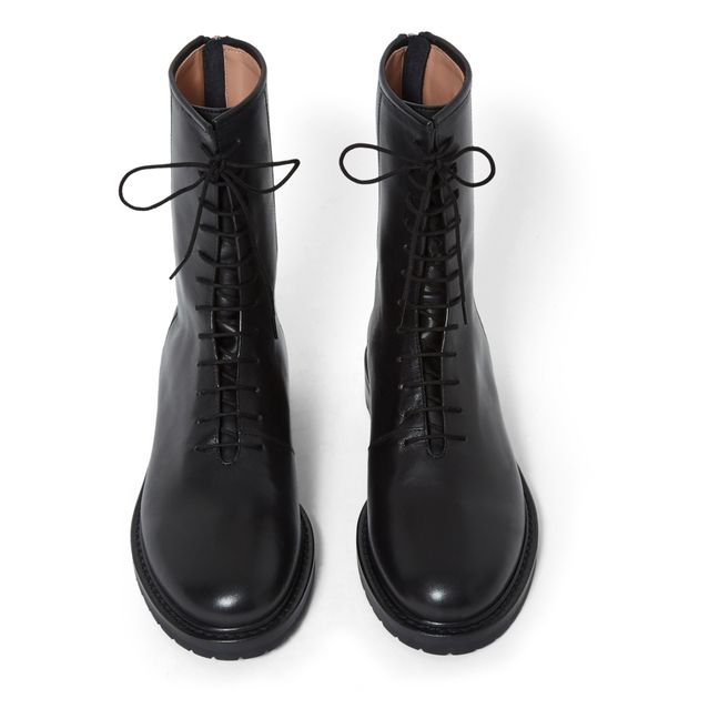 Botas Combat Modelo 8 Napa | Negro