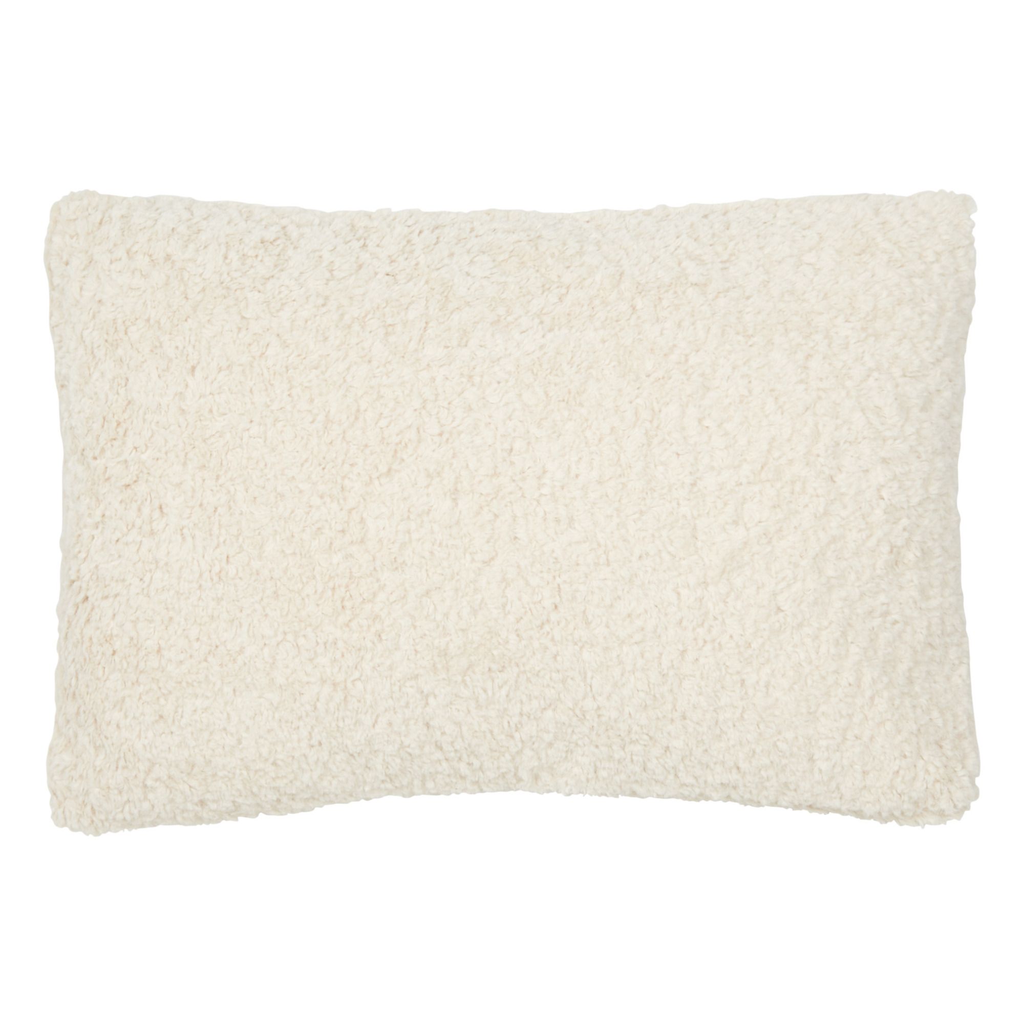 Opjet - Coussin rectangle doudou - Ecru