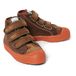 Star Dribble Corduroy Velcro Sneakers - Kids’ Collection Brown- Miniature produit n°1