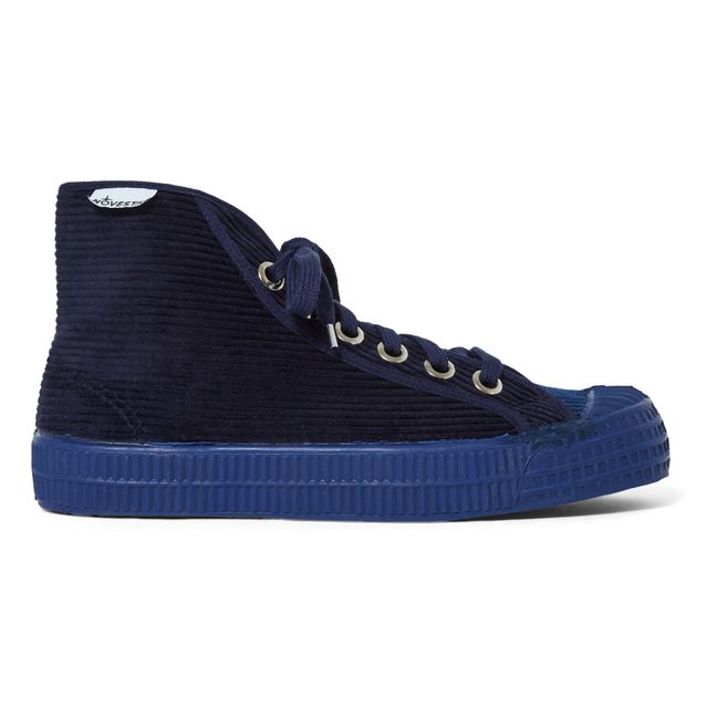 Star Dribble Corduroy Sneakers Navy blue