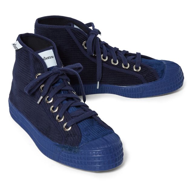 Star Dribble Corduroy Sneakers Azul Marino