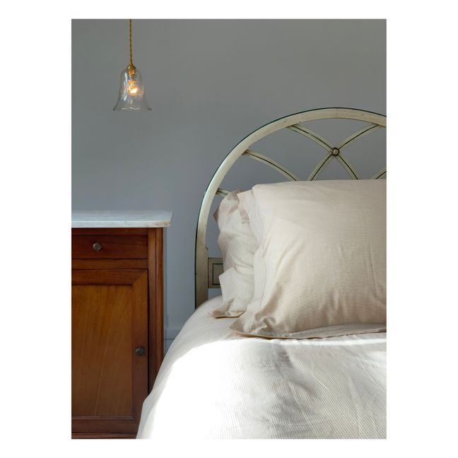 Housse de couette Lilly en coton tissé main  | Rouge