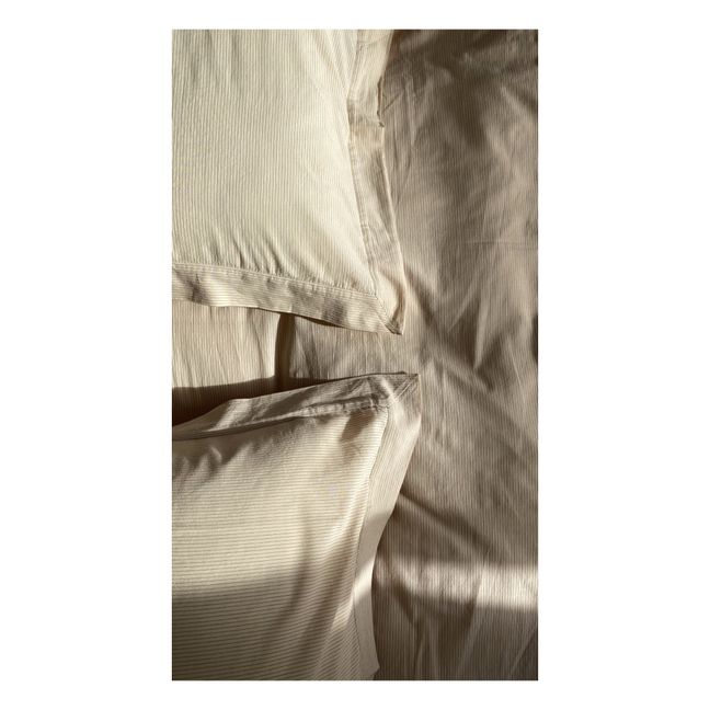 Taie d'oreiller Lily en coton tissé main - Set de 2 | Rouge