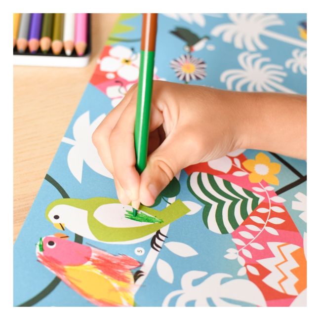 Tropical Colouring-In Poster