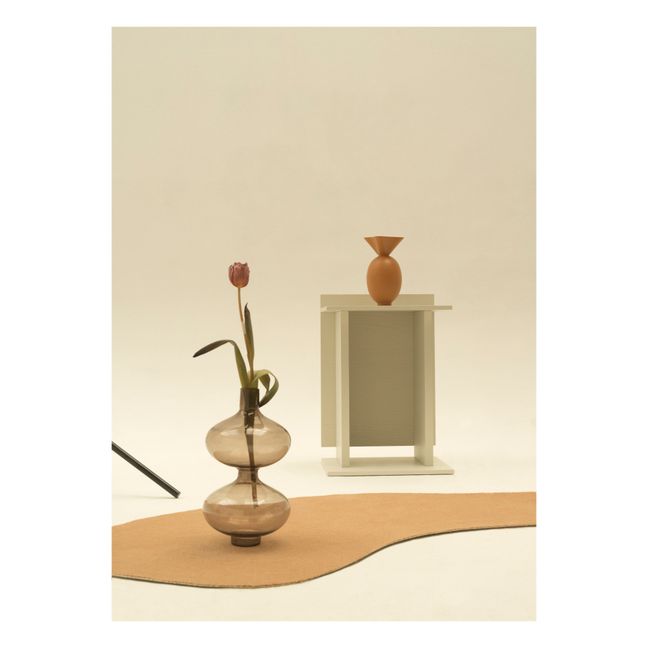 Von Glazed Clay Vase | Terracotta