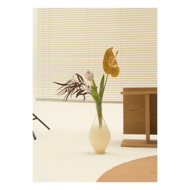 Pearl Borosilicate Vase | Beige
