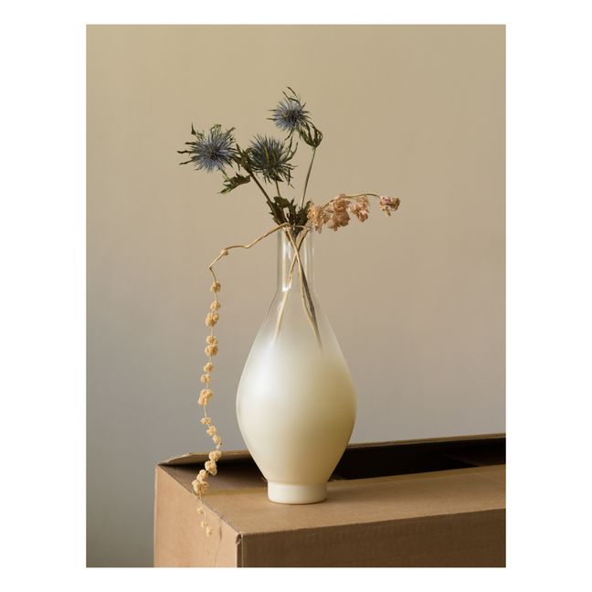 Pearl Borosilicate Vase | Beige