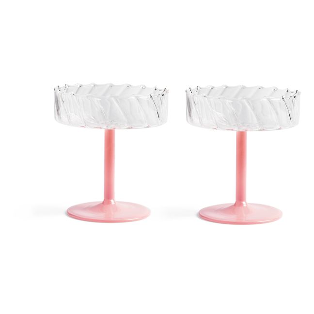 Twirl Cups - Set of 2 | Pink