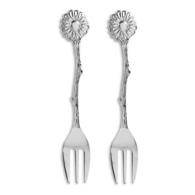 Daisy Forks - Set of 2 | Silver