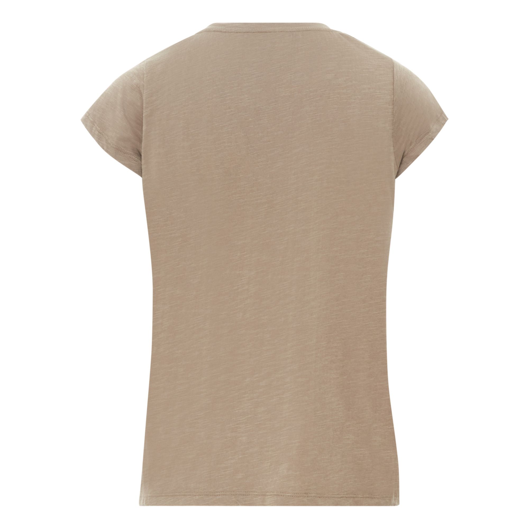 Tonton Rose Organic Cotton T-shirt Taupe brown- Product image n°4