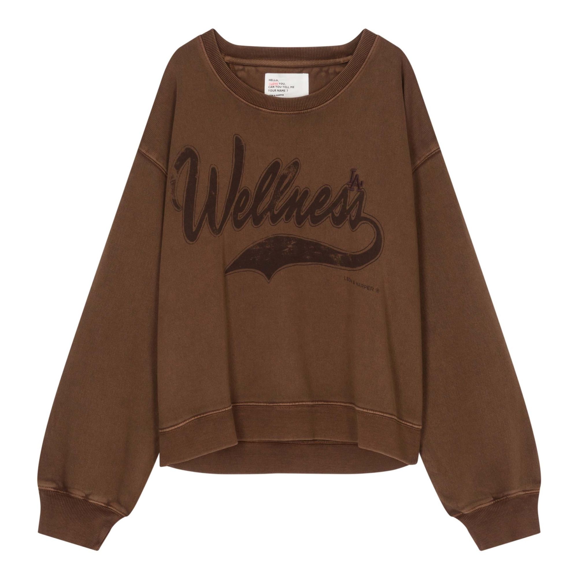 Leon & Harper - Sweat Sortie Well - Femme - Caramel