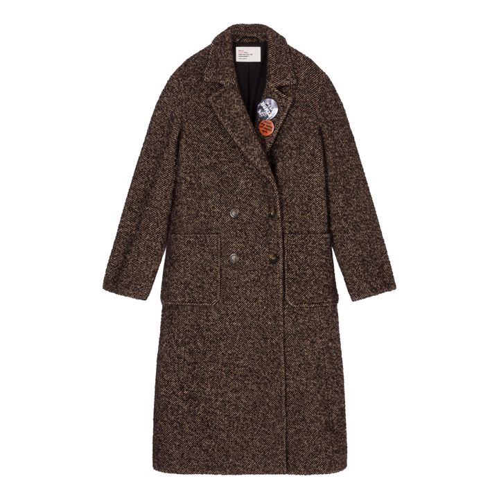 Leon & Harper - Variete Wool and Alpaca Coat - Brown | Smallable