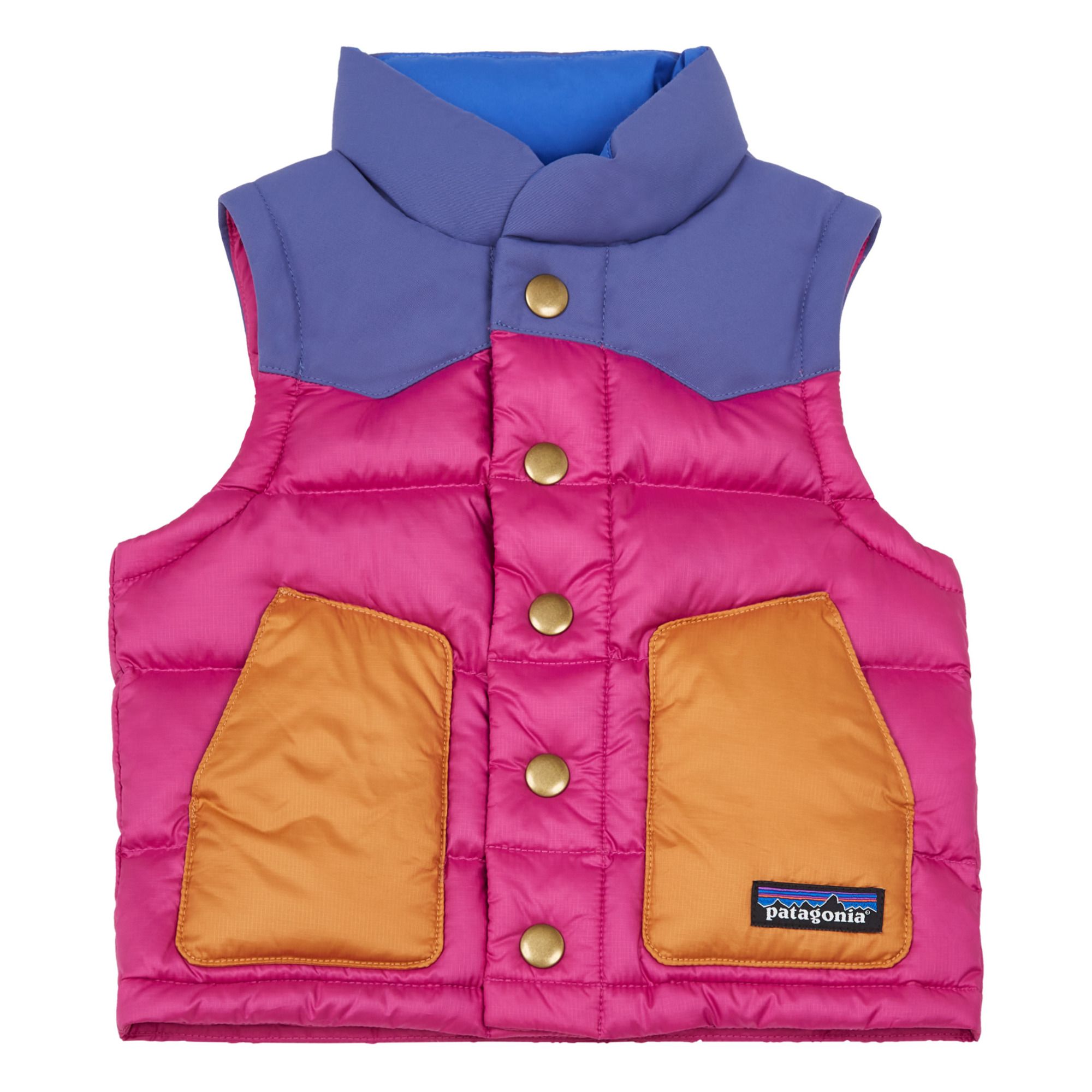 Patagonia - Doudoune Colorblock Sans Manches Recyclée - Fille - Rose