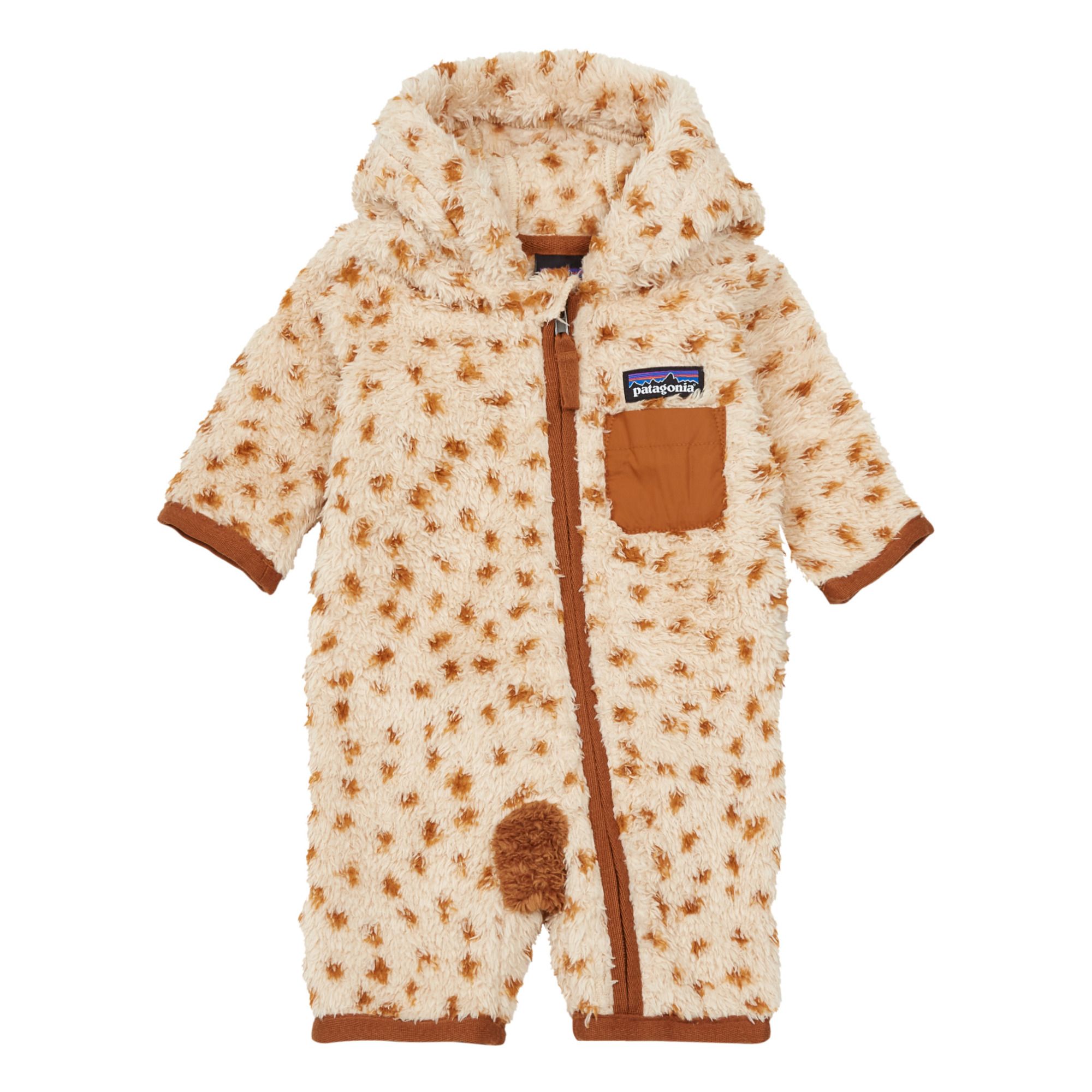 Tuta, modello: Furry, riciclata Ocra Patagonia Moda Bebè, Bambino