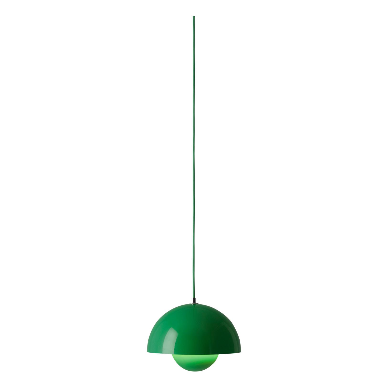 & Tradition - Suspension Flowerpot VP1, Verner Panton, 1968 - Vert