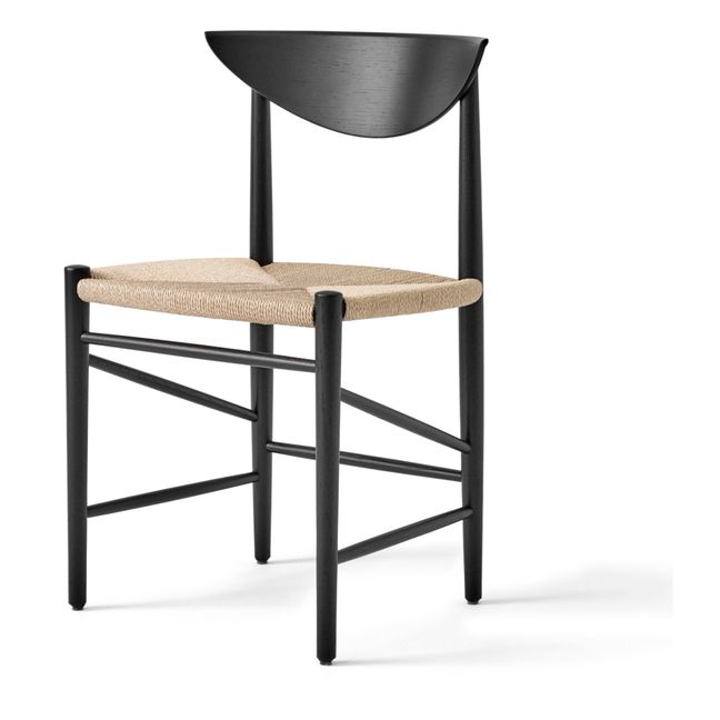 HM3 Drawn Wooden Chair Black Oak