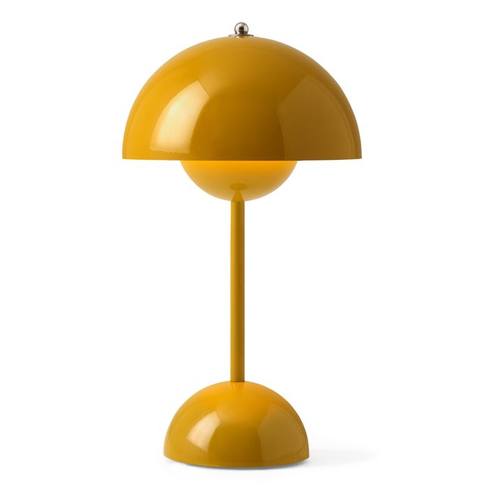 VP9 Flowerpot Portable Table Lamp | Mustard- Product image n°0