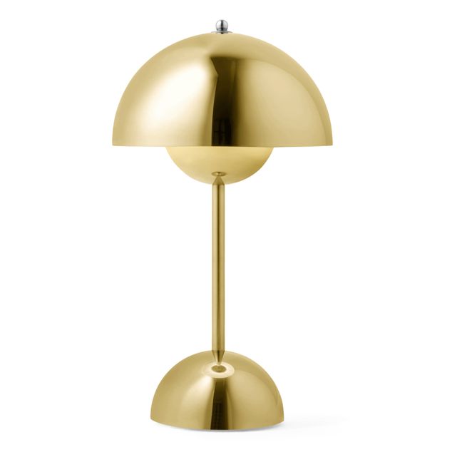Flowerpot VP9 Portable Table Lamp | Gold