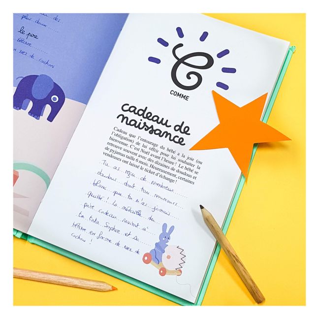 Babytagebuch „Ta première année de A à Z” – in französischer Sprache